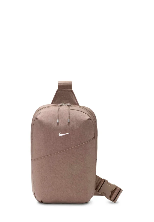 AURA CROSSBODY UNISEX - Cross body bag - mink brown mink brown matte silver
