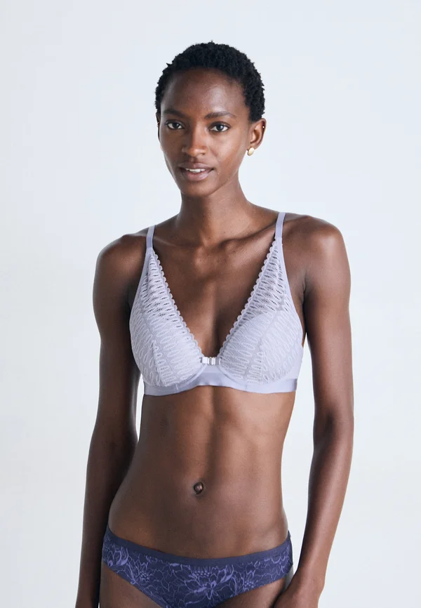 AURA SPOTLIGHT - Triangle bra - grey shadow