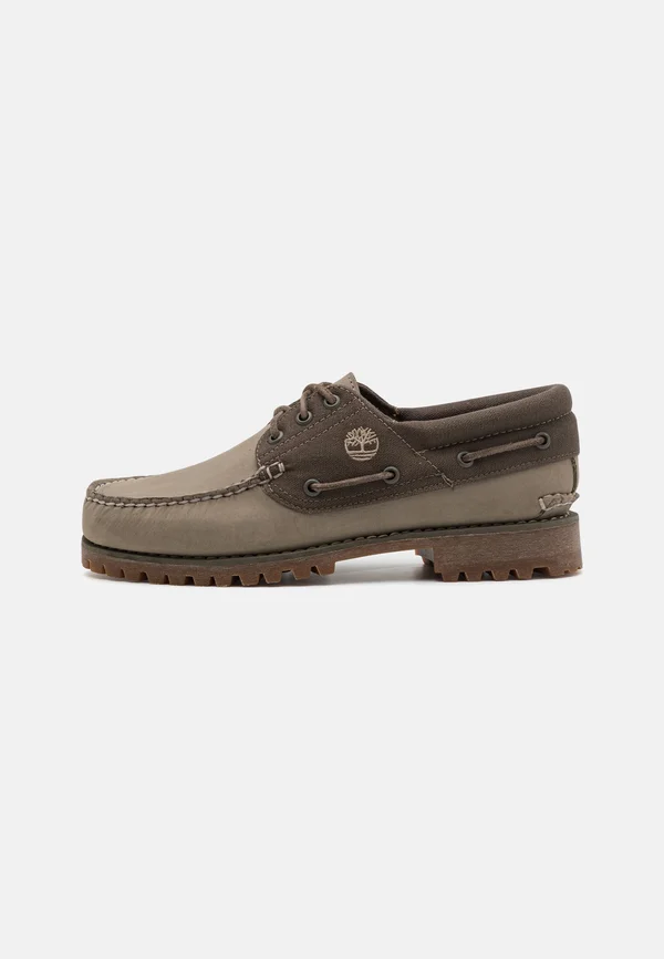 AUTHENTIC 3 EYE - Boat shoes - olive