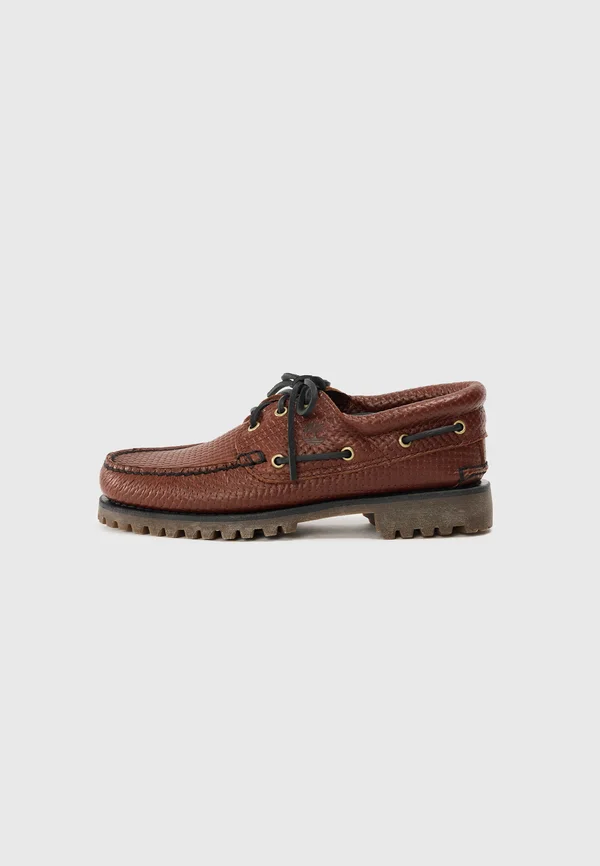 AUTHENTIC 3 UNISEX - Boat shoes - medium brown