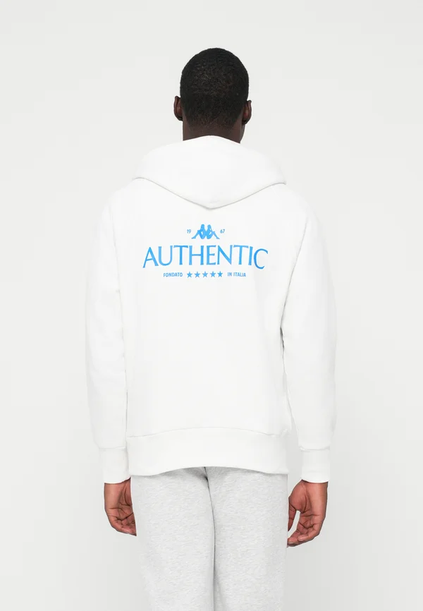 AUTHENTIC NELEK - Hoodie - white/blue sea