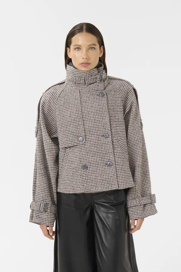 AVIC SHORT JACKET - Light jacket - rose dust/grey