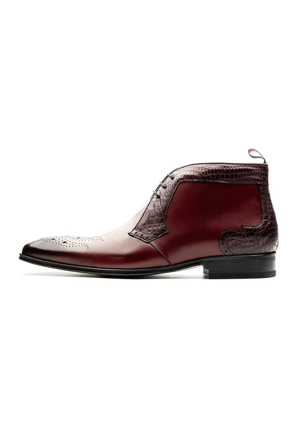 BABYLON SCARFACE - Lace-up ankle boots - burgundy