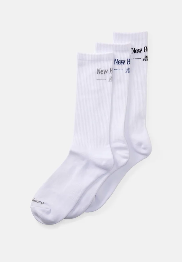 BACK SCRIPT CREW UNISEX 3 PACK  - Socks - white