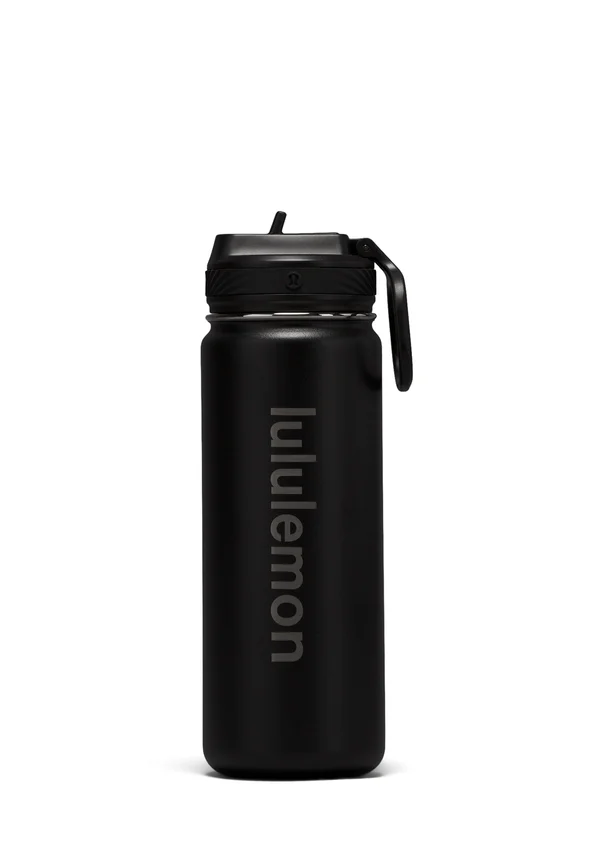 BACK TO LIFE 18OZSTRAW LID - Drink bottle - black