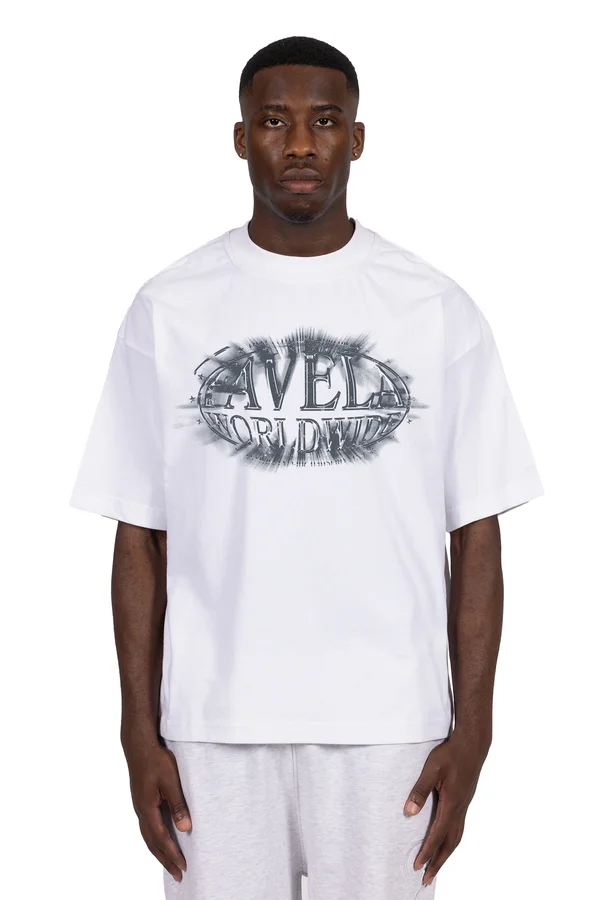 BADGE UNISEX - Print T-shirt - white