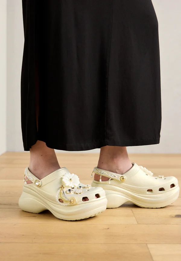 BAE BEDAZZLED - Clogs - bone