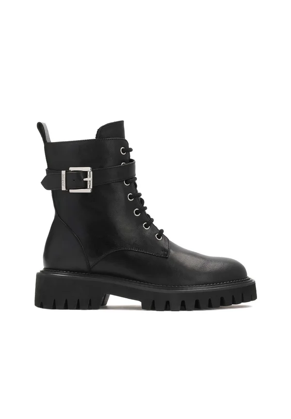 BALL - Platform ankle boots - black