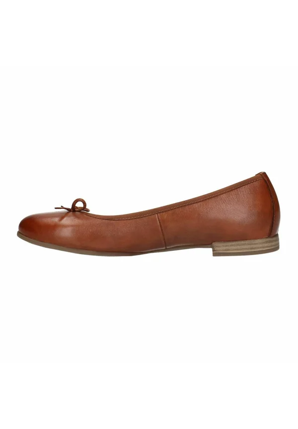 Ballet pumps - cognac