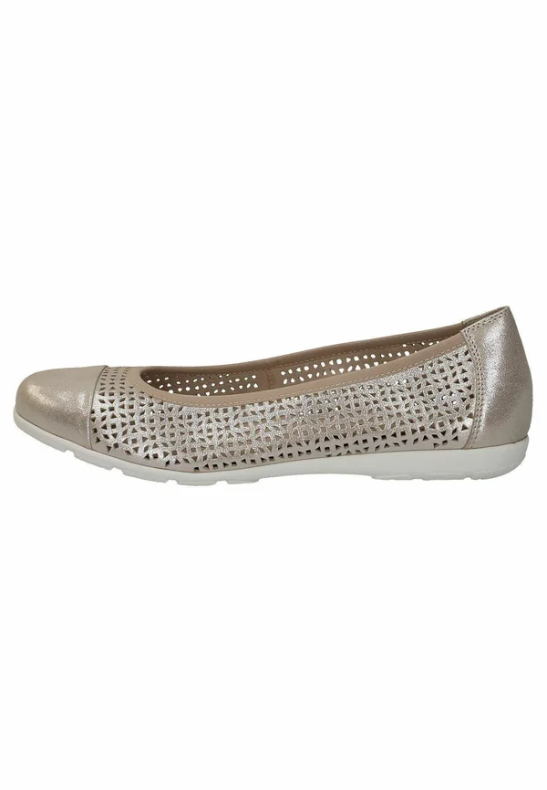 Ballet pumps - taupe metallic