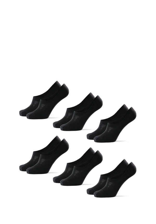 BAMBOO 6 PACK - Trainer socks - black