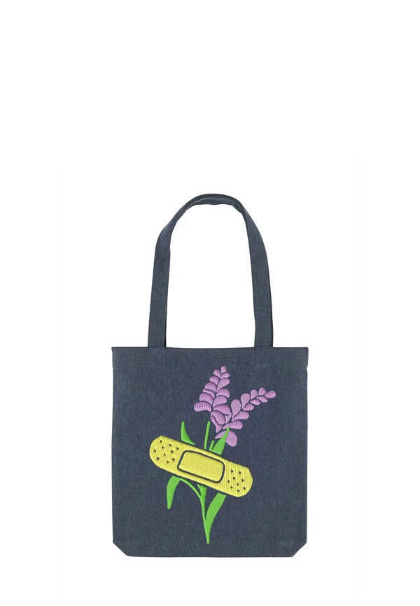 BANDAGE PRINT - Tote bag - blue