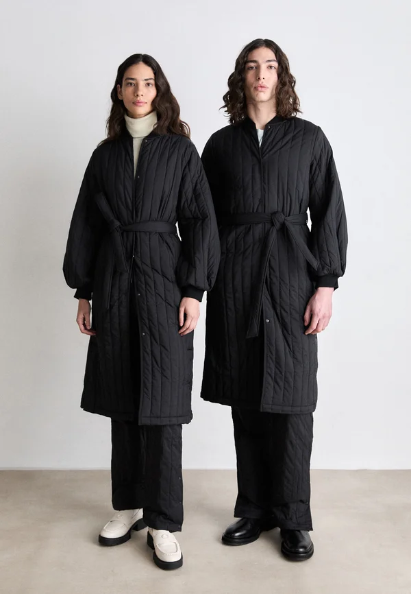 BANJA LINER COAT UNISEX - Classic coat - black