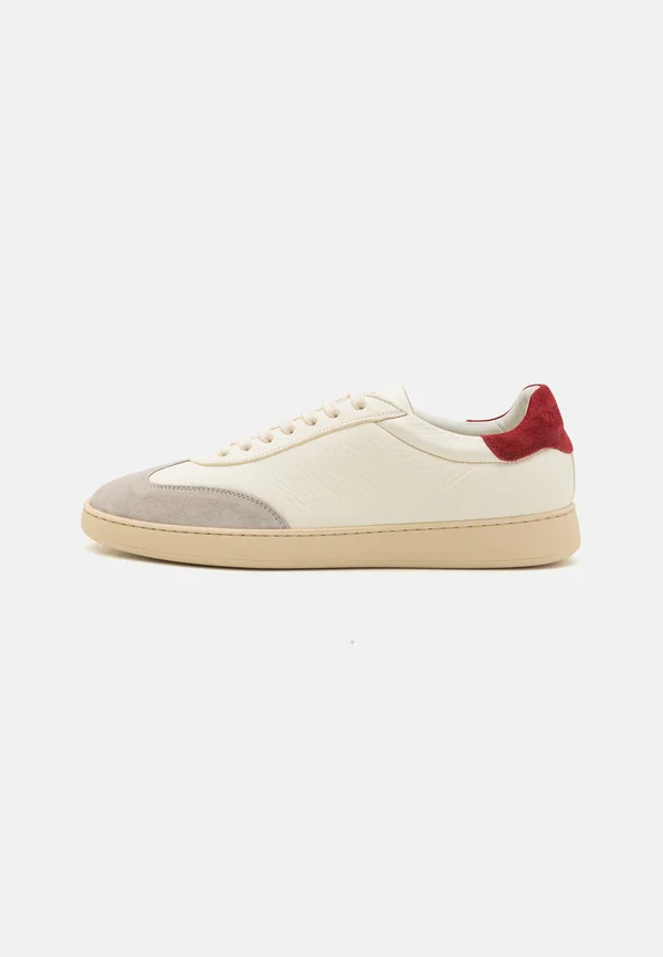 BANNER - Trainers - white bianco/oatmeal/maroon