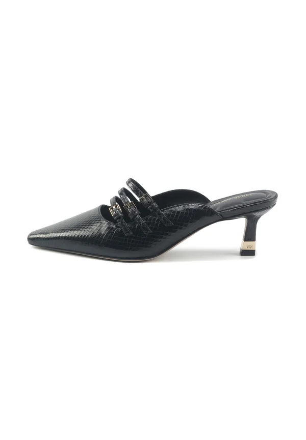 BARBARA - Heeled mules - black