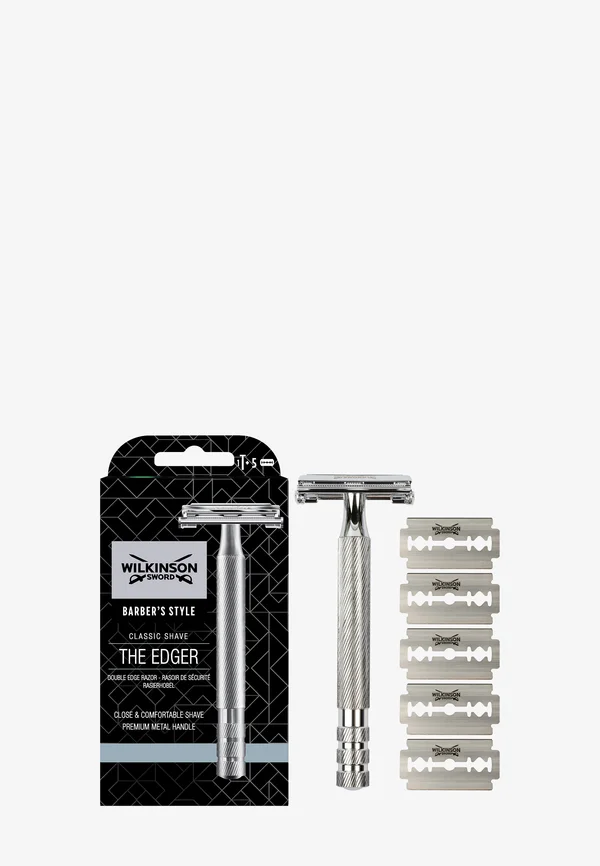 BARBER'S STYLE THE EDGER WITH BLADE REFILLS - Razor - silver