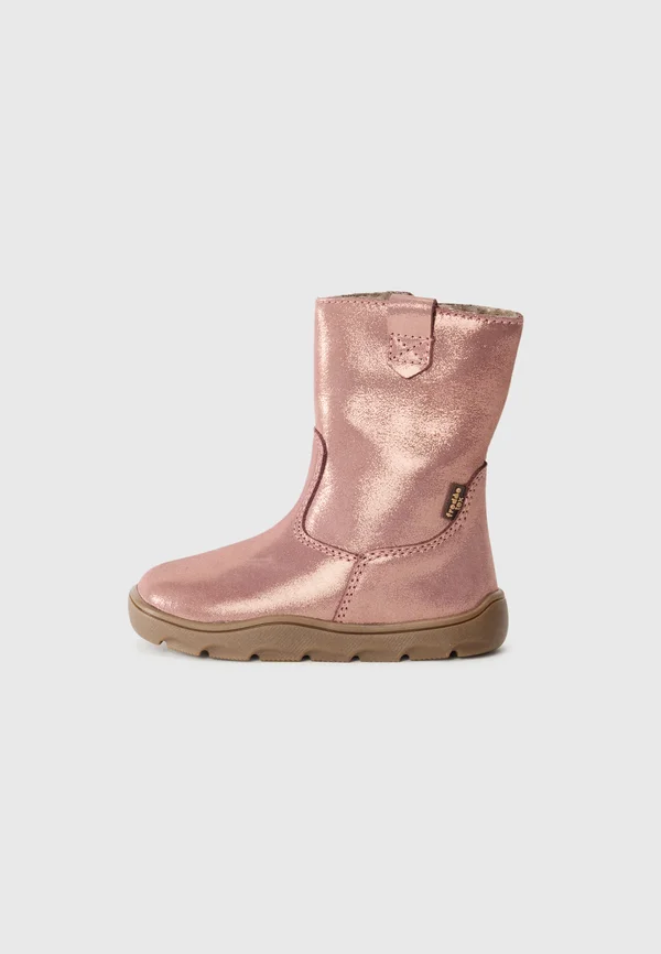 BAREFOOT ZERU TEX BOOT - Classic ankle boots - pink/gold-coloured