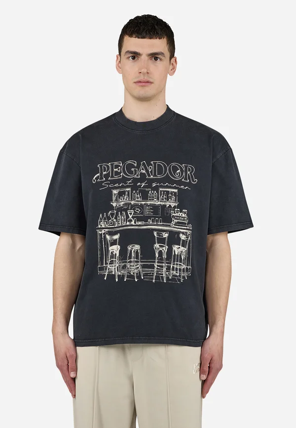 BARNO TEE - Print T-shirt - vintage black