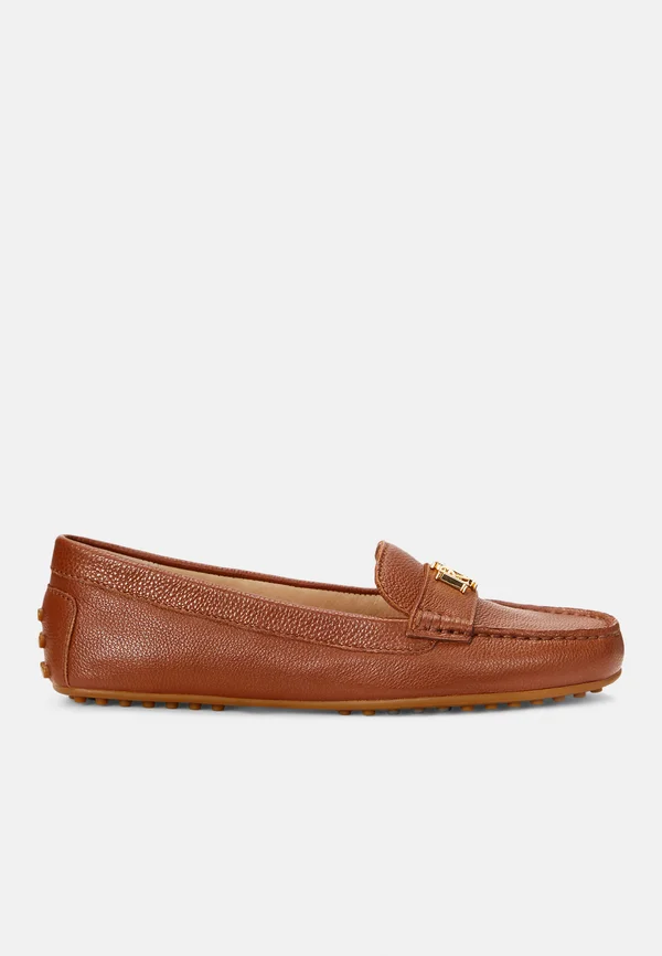 BARNSBURY PEBBLED LEATHER DRIVER - Moccasins - tan