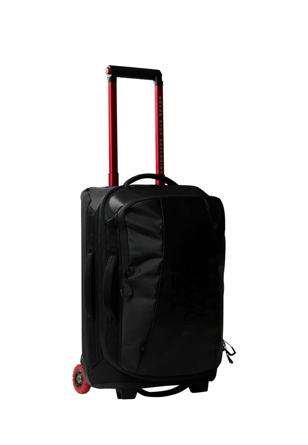 BASE CAMP ROLLING THUNDER UNISEX - Wheeled suitcase - tnf black tnf white