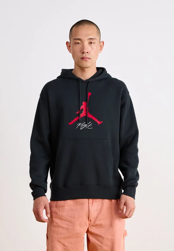 BASELINE - Hoodie - black gym red gym red