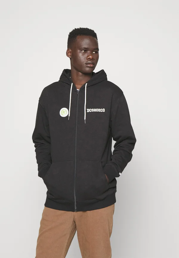 BASELINE - Zip-up sweatshirt - black