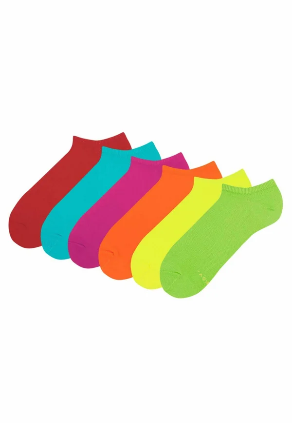 BASIC 6 PACK - Trainer socks - colour box