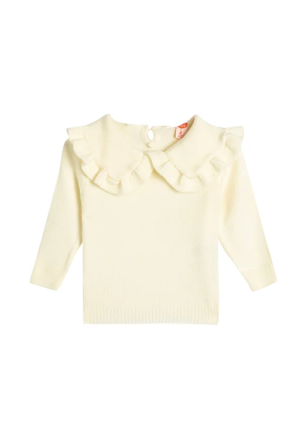 BASIC PETER PAN NECK FRILL DETAILED  - Jumper - white