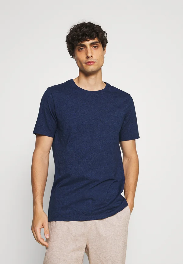 Basic T-shirt - deep navy mix
