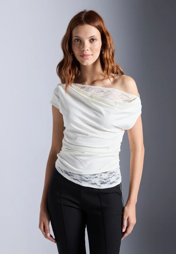 Basic T-shirt - egret