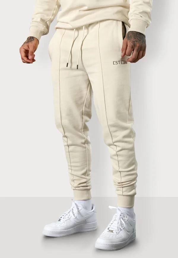 BASIC - Tracksuit bottoms - beige