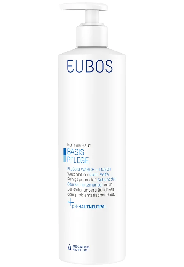 BASIS PFLEGE FLÜSSIG WASCH + DUSCH, DOSIERSPENDER - Liquid soap