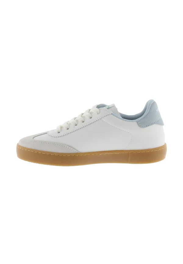 BASKET CUIR  - Trainers - celeste