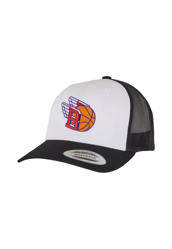 BASKETBALL FLY RETRO COLORED FRONT - Cap - blk wht blk