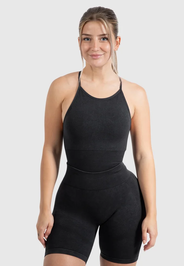 BATIK ACID VERA STRAP LIGHT SUPPORT TOP BH - Light support sports bra - schwarz