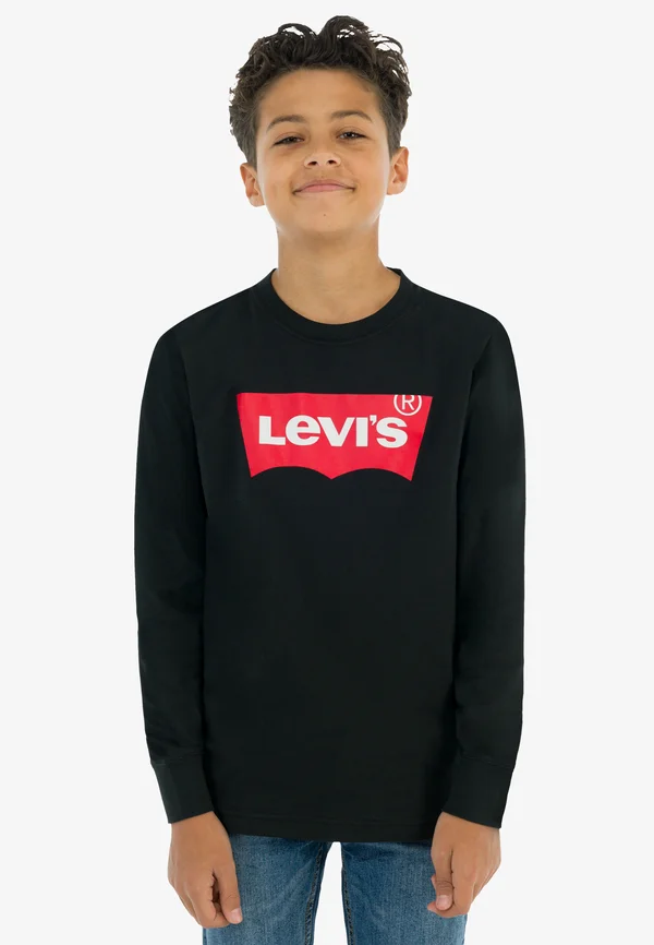 BATWING TEE - Long sleeved top - black