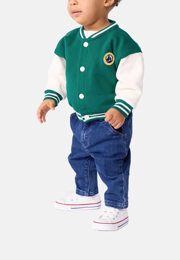 BÉBÉ MOLLETON - Summer jacket - evergreen/milk