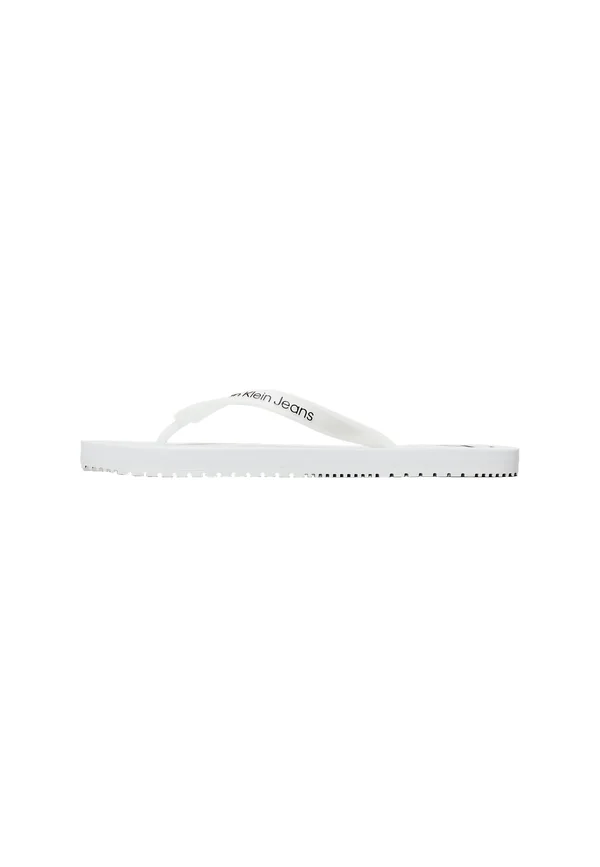 BEACH TRANSPARENT - Pool shoes - bright white black