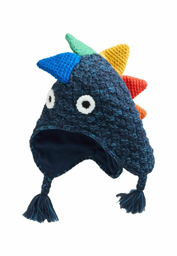 Beanie - navy dino spike