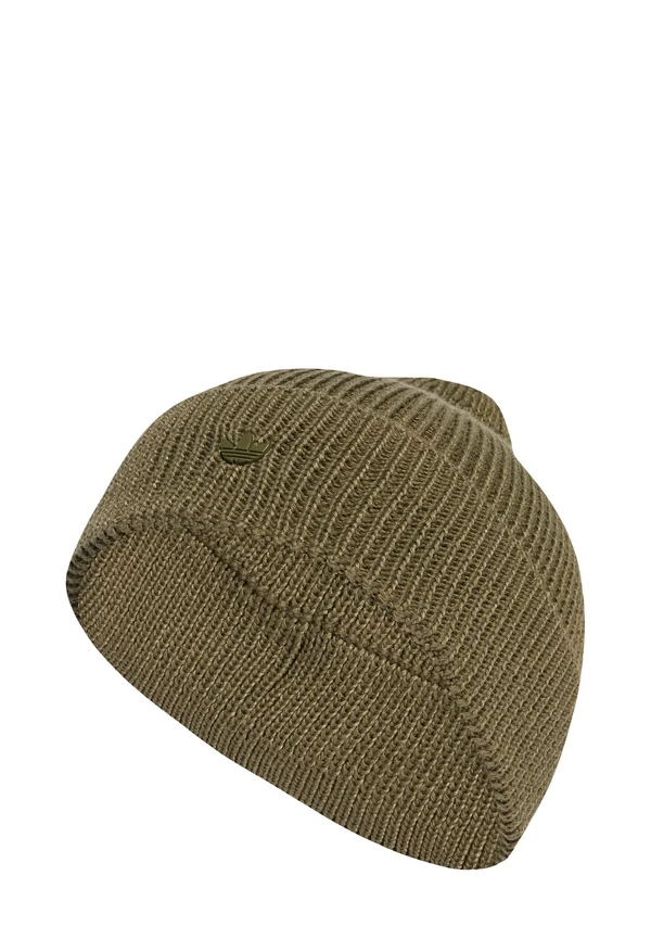 Beanie - olive strata