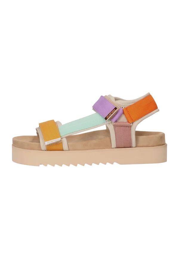 BEAU MULTI - Platform sandals - brown