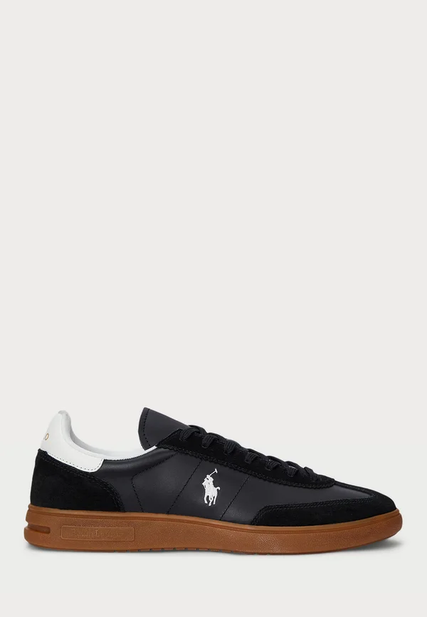 BEDFORD LEATHER SUEDE SNEAKER UNISEX - Trainers - black/white