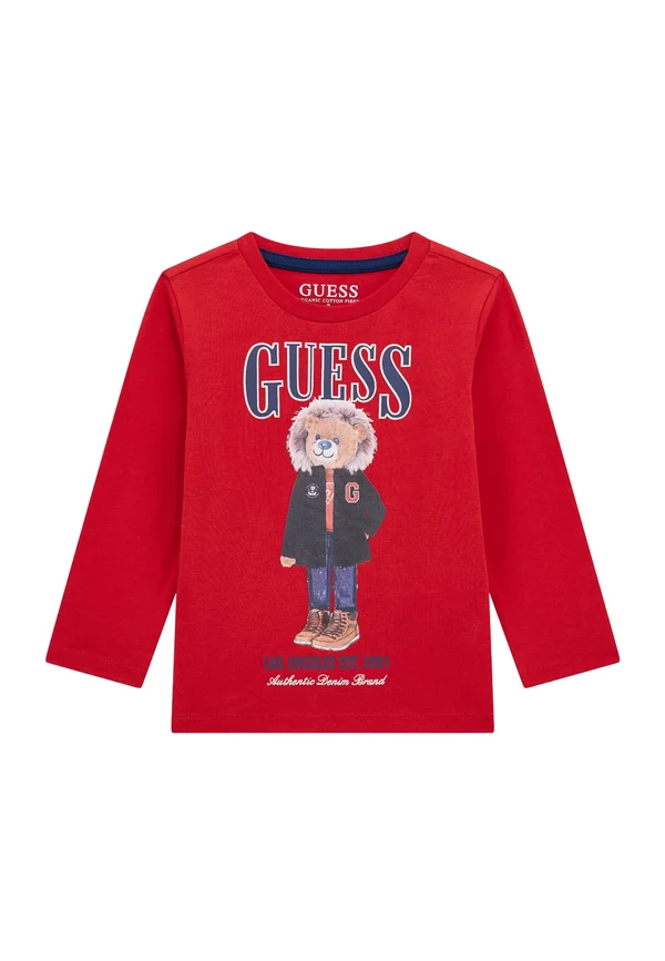 BEDRUCKTES  - Long sleeved top - rot