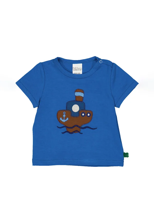 BEKLEIDUNG - Print T-shirt - fast blue