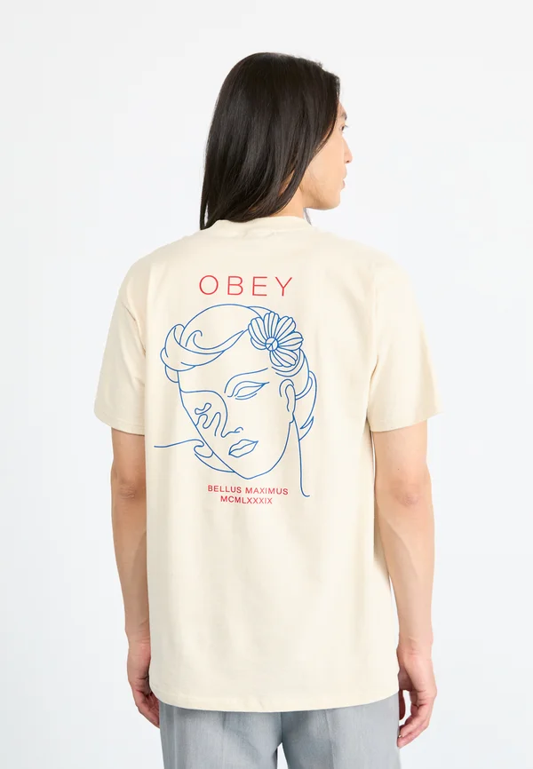 BELLA MAXIMUS - Print T-shirt - cream