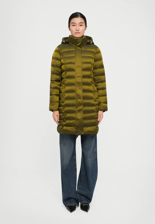 BELTED LONGLINE PACKABLE - Winter coat - pistachio