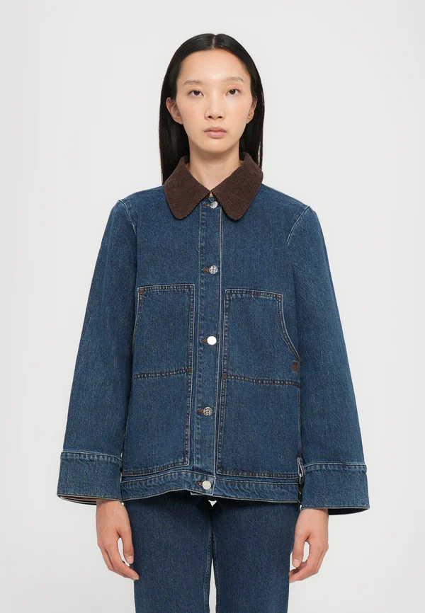 BENILDA - Denim jacket - dark blue denim