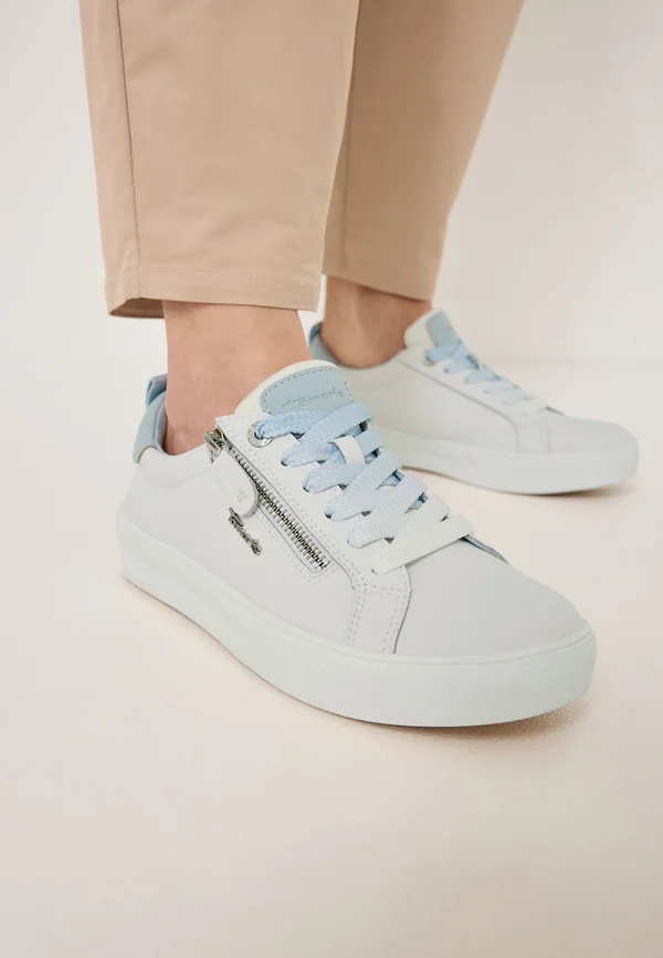 BEQUEME SNEAKER MIT T-FLOW EFFECT - Trainers - white blue