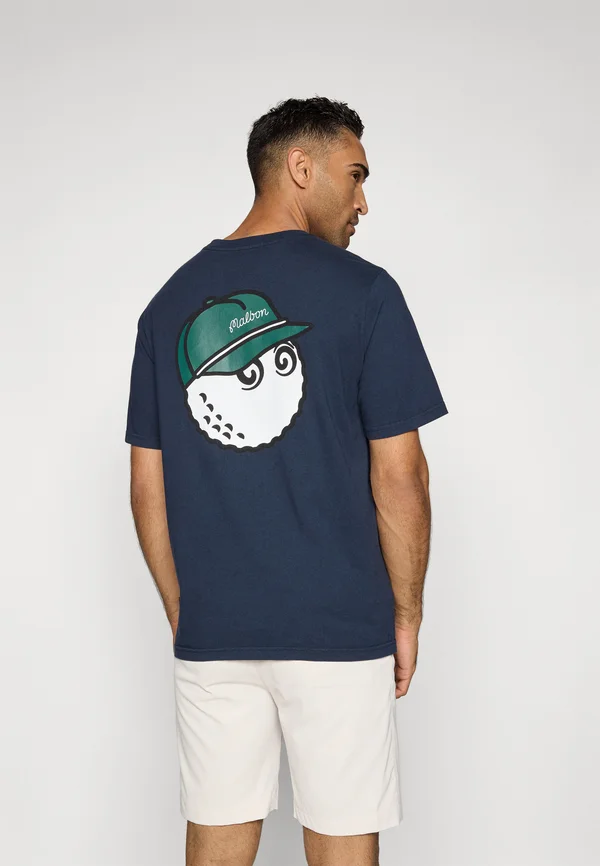 BERMUDA BALDWIN TEE - Print T-shirt - navy