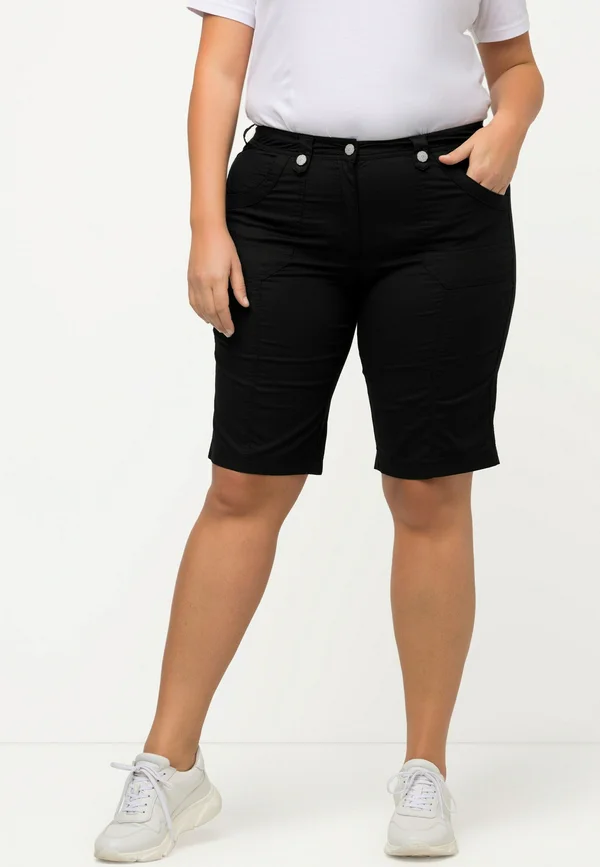 BERMUDA STYLE POCHES CEINTURE CONFORTABLE - Shorts - black